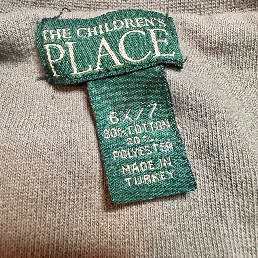 Vintage The Children's‎ Place Sport Sweatshirt Olive Green Youth 6X/7